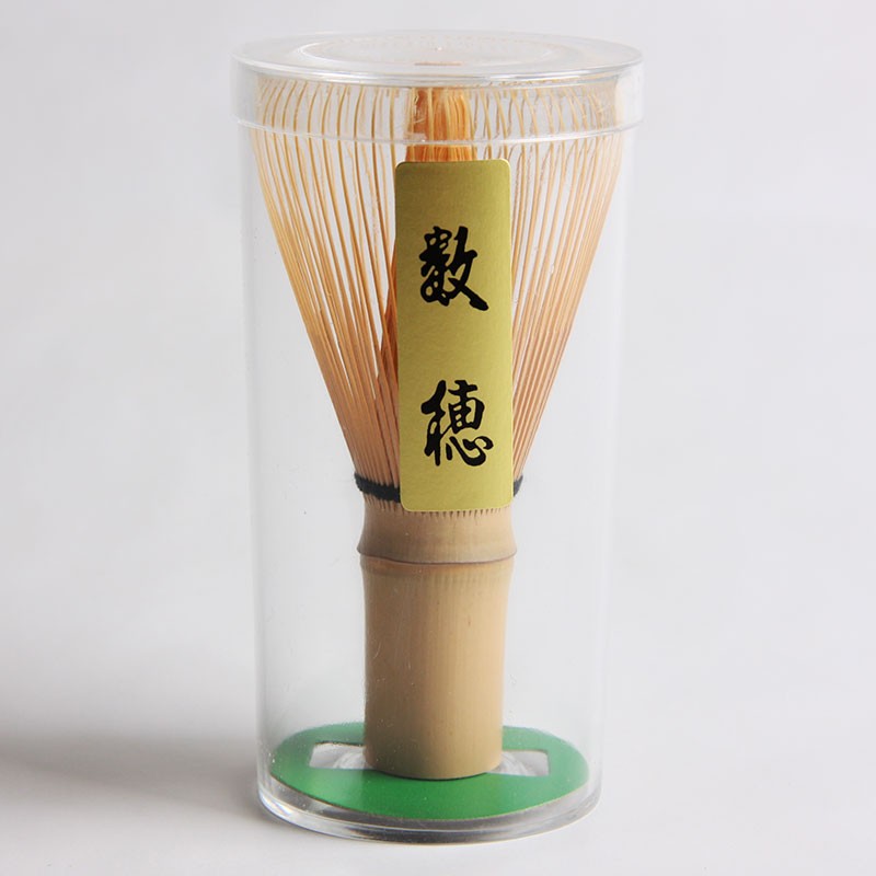misura e qualità 100 IIDA Matcha Scopa in bambù Chasen realizzata a mano in bambù dorato per la corretta preparazione di tè matcha fine qualità superiore in bambù 